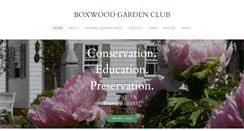 Desktop Screenshot of boxwoodgc.org